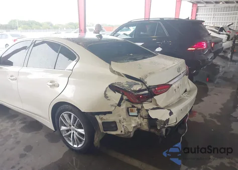 2018 Infiniti Q50 3.0T Red Sport 400 z USA, uszkodzony, nr VIN JN1FV7AR5JM480535